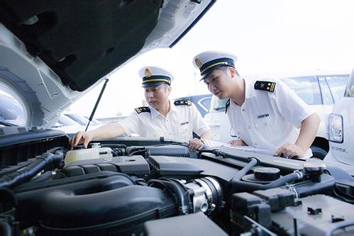 車輛暫時進出口進口前的工作是怎么做的？